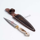 Deer Antler Double Edged Dagger (4)